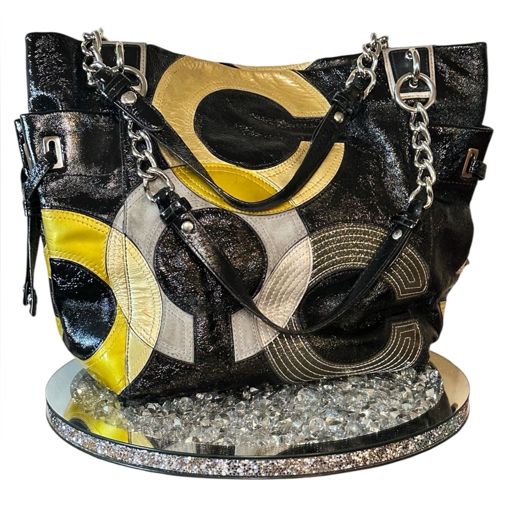 Coach Peyton Inlaid C Tote